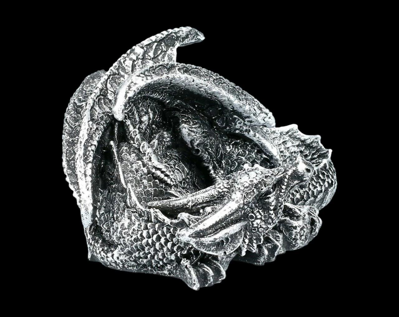 Drachen Figuren 2er Set - Silberner Nachtstern 8 Drachen Figuren 2er Set - Silberner Nachtstern – Bild 6