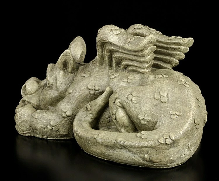 Gartenfigur - Baby Drache Taffy 4 Gartenfigur - Baby Drache Taffy – Bild 2