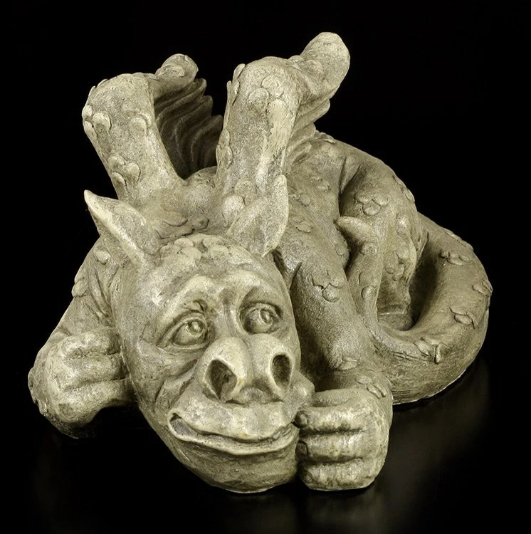 Gartenfigur - Baby Drache Taffy 6 Gartenfigur - Baby Drache Taffy – Bild 4