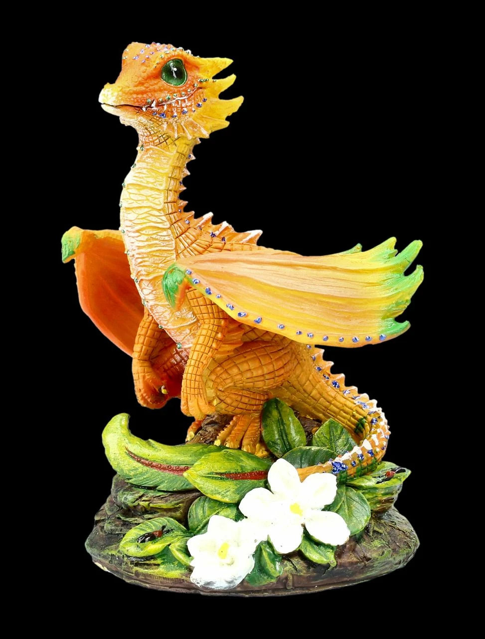 Drachen Figur - Orange 3 Drachen Figur - Orange