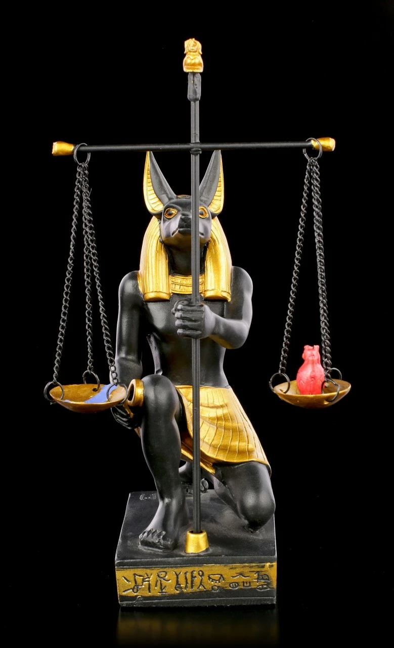 Ägyptische Figur - Anubis Mit Waage 4 Ägyptische Figur - Anubis Mit Waage – Bild 2