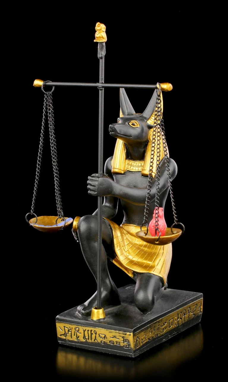 Ägyptische Figur - Anubis Mit Waage 5 Ägyptische Figur - Anubis Mit Waage – Bild 3