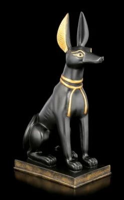 Anubis Figur - Ägyptischer Gott Sitzend