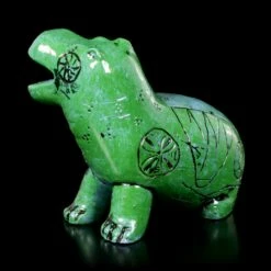 Ägyptische Figur - Grün-Blaues Nilpferd -FIGUREN Verkäufe Aegyptische Figur Buntes Nilpferd In Steinoptik 2 1280x1280