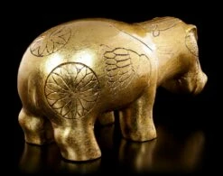 Ägyptische Nilpferd Figur - Goldfarben 10 Ägyptische Nilpferd Figur - Goldfarben -FIGUREN Verkäufe Aegyptisches Nilpferd Goldfarben 3 1280x1280