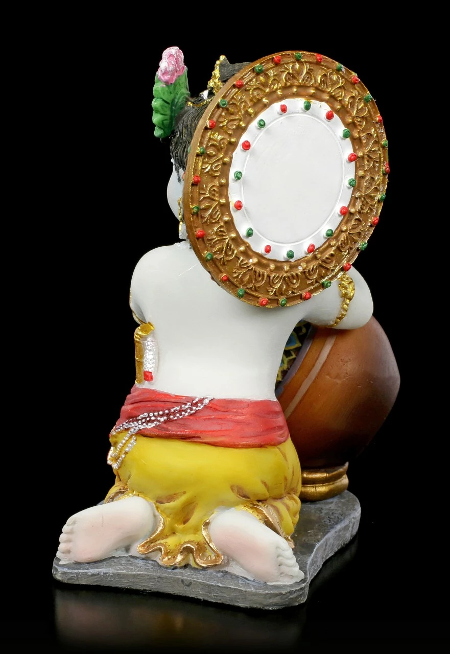 Baby Krishna Figur Stiehlt Butter 6 Baby Krishna Figur Stiehlt Butter – Bild 4