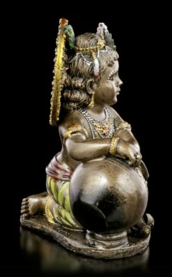 Baby Krishna Figur Stiehlt Butter - Bronziert 13 Baby Krishna Figur Stiehlt Butter - Bronziert -FIGUREN Verkäufe Baby Krishna Figur Stiehlt Butter Bronziert 5 1280x1280