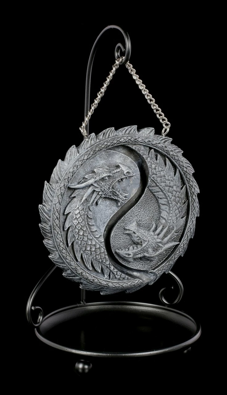 Backflow Räucherkegelhalter - Drache Yin Yang 8 Backflow Räucherkegelhalter - Drache Yin Yang – Bild 6