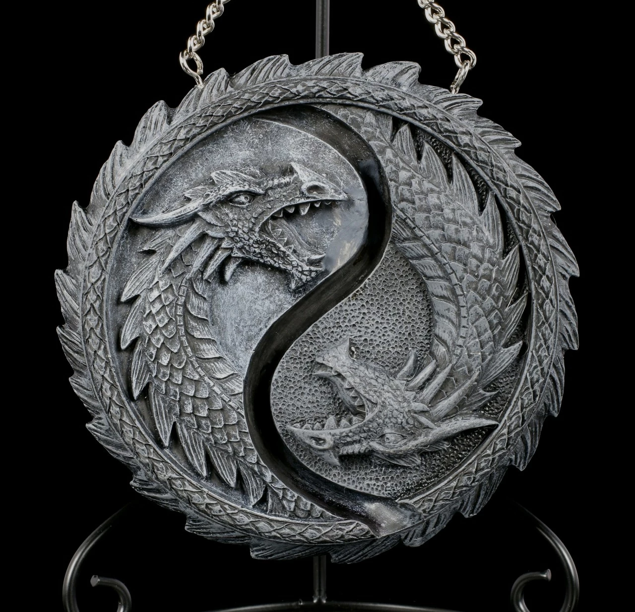 Backflow Räucherkegelhalter - Drache Yin Yang 9 Backflow Räucherkegelhalter - Drache Yin Yang – Bild 7