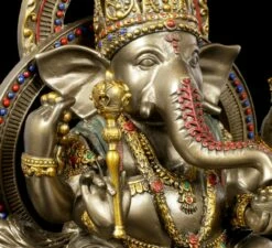 Buddha Figur - Ganesha Auf Lotus Thron -FIGUREN Verkäufe Buddha Figur Ganesha Auf Lotus Sitzend 5 1280x1280