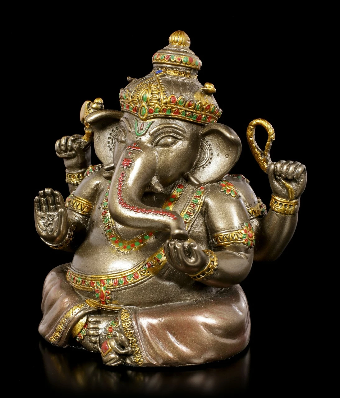 Buddha Figur - Ganesha - Bronziert 5 Buddha Figur - Ganesha - Bronziert – Bild 3
