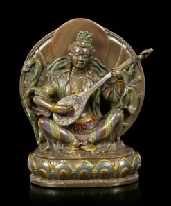 Buddha Figur - Sarasvati Mit Vina