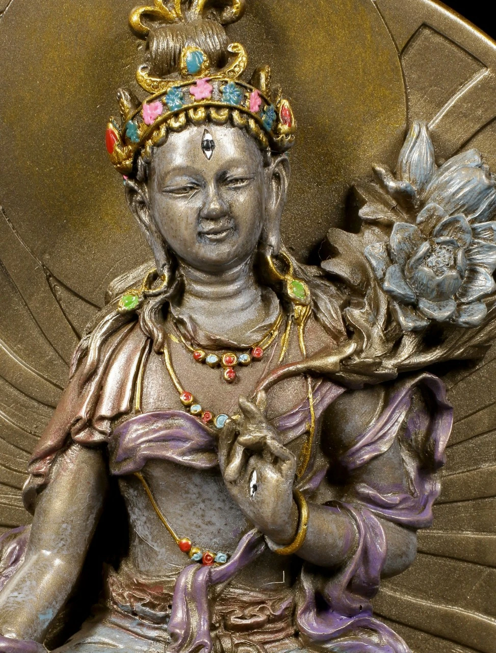 Buddha Figur - Weiße Tara 9 Buddha Figur - Weiße Tara – Bild 7