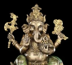 Buddha Figur Ganesha - Bronzefarben -FIGUREN Verkäufe Buddha Ganesha Bronziert 8 1280x1280