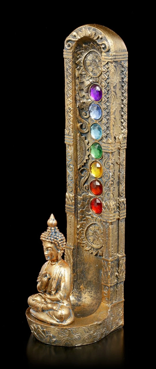 Buddha Räucherstäbchenhalter - Ascending Chakras 6 Buddha Räucherstäbchenhalter - Ascending Chakras – Bild 4