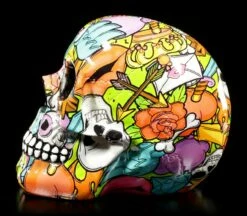 Bunter Comic Totenkopf - Calypso 9 Bunter Comic Totenkopf - Calypso -FIGUREN Verkäufe Bunter Comic Totenkopf Calypso 2 1280x1280