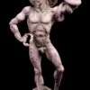 Götter Figur - Gehörnter Cernunnos - Grau-lila
