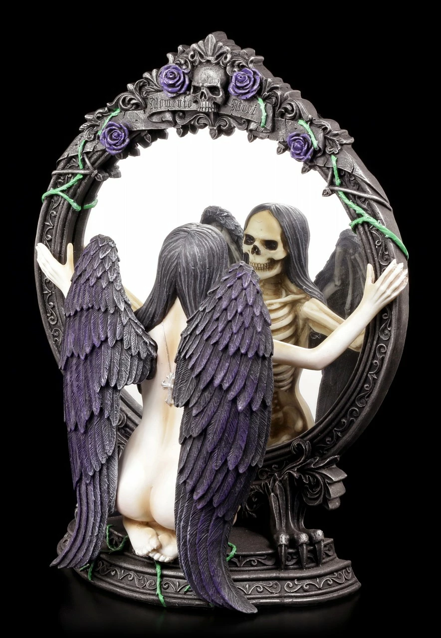NEMESIS NOW Dark Angel Figur - Spiegelung Des Schicksals 4 NEMESIS NOW Dark Angel Figur - Spiegelung Des Schicksals – Bild 2
