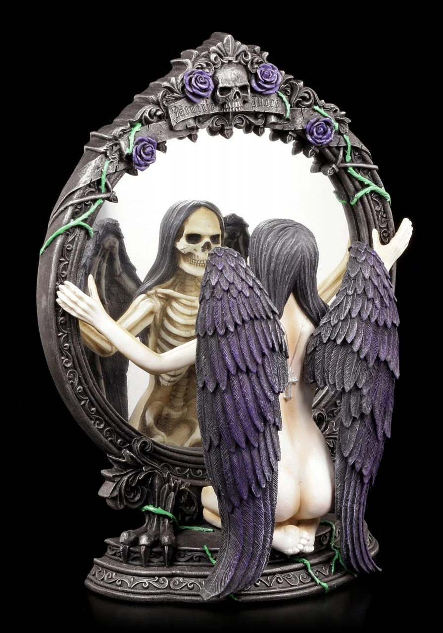 NEMESIS NOW Dark Angel Figur - Spiegelung Des Schicksals 3 NEMESIS NOW Dark Angel Figur - Spiegelung Des Schicksals