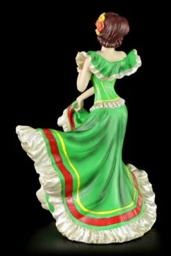 Flamenco Tänzerin - Day Of The Dead - Grün -FIGUREN Verkäufe Day Dead Flamenco Gruen 4 1280x1280