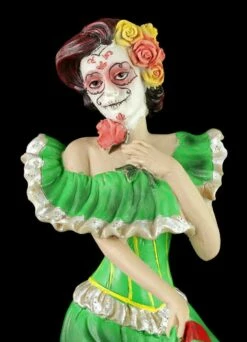 Flamenco Tänzerin - Day Of The Dead - Grün -FIGUREN Verkäufe Day Dead Flamenco Gruen 9 1280x1280