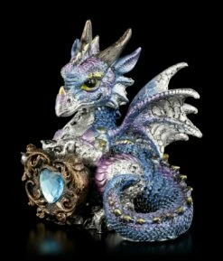 Drachen Figur - Blue Heart -FIGUREN Verkäufe Drachen Figur Blue Heart 2 1280x1280