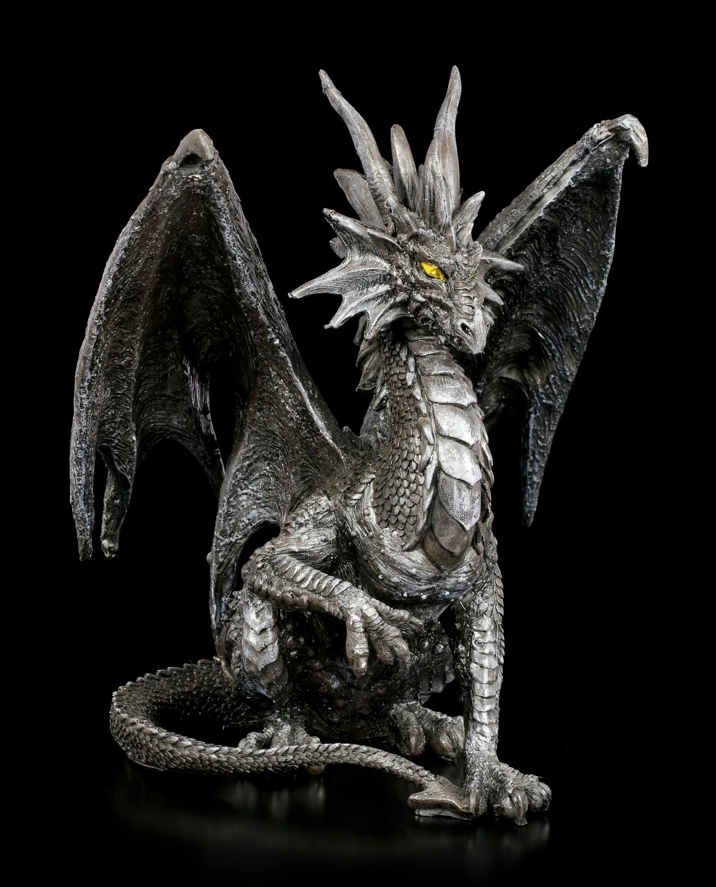 Drachen Figur - Checkmate Dragon - Schwarz 4 Drachen Figur - Checkmate Dragon - Schwarz – Bild 2