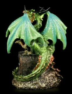 Drachen Figur - Grün Mit Schatztruhe -FIGUREN Verkäufe Drachen Figur Gruen Schatz 2 1280x1280
