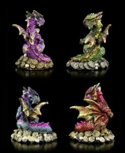Drachen Figuren 4er Set - Glücksmünzen 13 Drachen Figuren 4er Set - Glücksmünzen -FIGUREN Verkäufe Drachen Figuren 4er Set Gluecksmuenzen 3 1280x1280