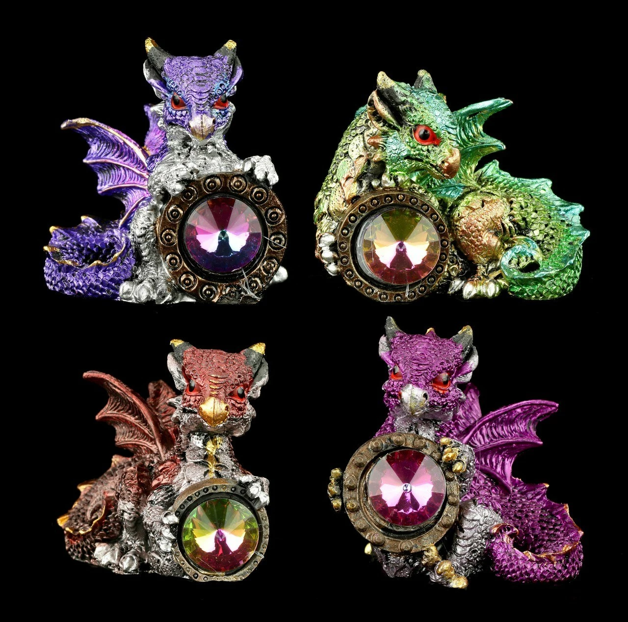 Drachen Figuren 4er Set - Die Belohnung 4 Drachen Figuren 4er Set - Die Belohnung – Bild 2