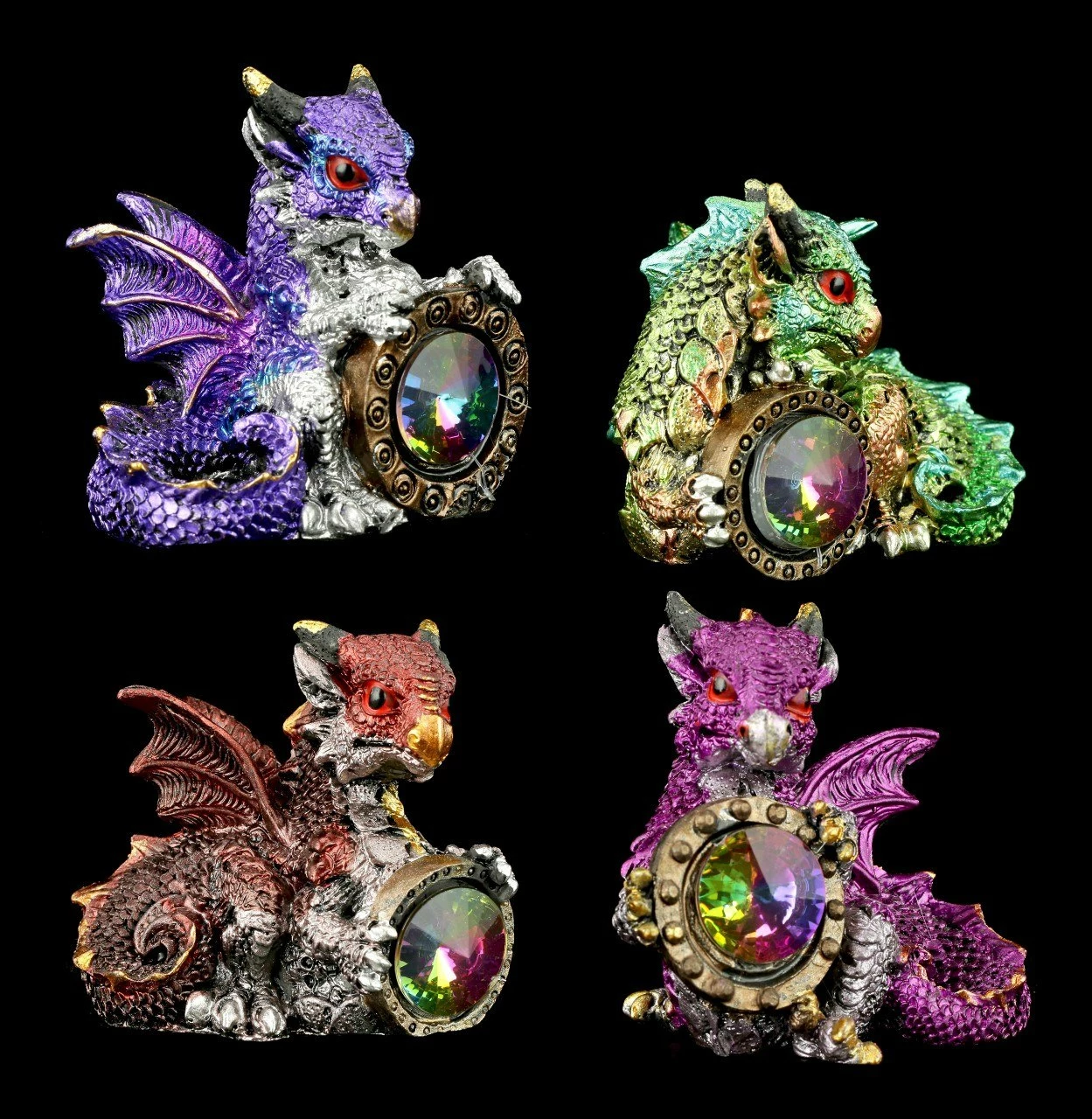 Drachen Figuren 4er Set - Die Belohnung 3 Drachen Figuren 4er Set - Die Belohnung