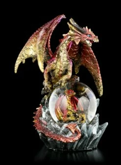 Drachenfigur Mit Schneekugel - Ruby Oracle 15 Drachenfigur Mit Schneekugel - Ruby Oracle -FIGUREN Verkäufe Drachen Schneekugel Ruby Oracle 5 1280x1280