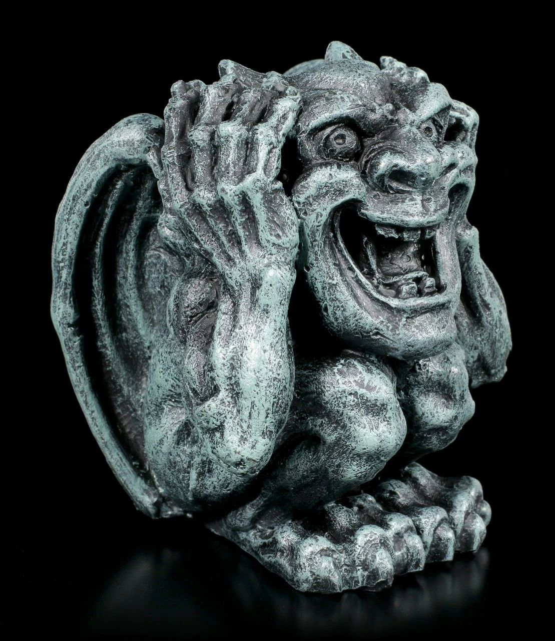 Drei Kleine Gargoyles Figuren - Nichts Böses 7 Drei Kleine Gargoyles Figuren - Nichts Böses – Bild 5