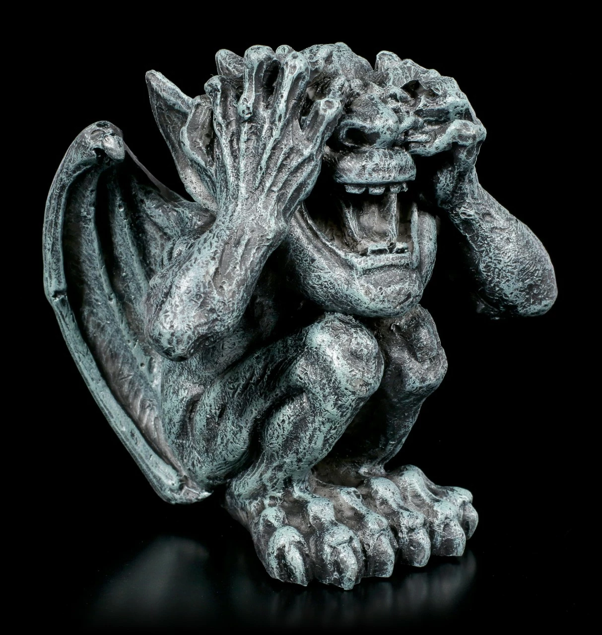 Drei Kleine Gargoyles Figuren - Nichts Böses 9 Drei Kleine Gargoyles Figuren - Nichts Böses – Bild 7