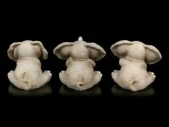 Drei Weise Baby Elefanten Figuren - Nichts Böses -FIGUREN Verkäufe Drei Weise Baby Elefanten Figuren Nichts Boeses 3 1280x1280