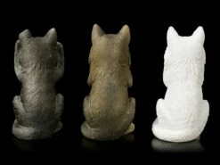 NEMESIS NOW Drei Weise Wolf Figuren - Nichts Böses -FIGUREN Verkäufe Drei Weise Wolf Figuren Nichts Boeses 3 1280x1280