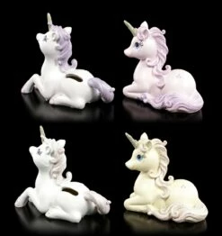 Einhörner Figuren - Spardosen 4er Set -FIGUREN Verkäufe Einhoerner Spardosen Figuren Im 4er Set 3 1280x1280