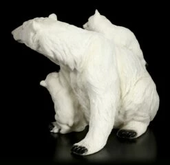 Eisbären Figuren - Mutter Mit Zwei Jungen -FIGUREN Verkäufe Eisbaeren Familie Figuren Mama Mit Zwei Jungen 3 1280x1280