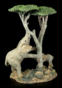 Elefanten Figur - Familie Auf Nahrungssuche -FIGUREN Verkäufe Elefanten Familie Baum 2 1280x1280