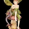 Elfen Figur - Dracolia Mit Blätterflügeln Und Drache -FIGUREN Verkäufe Elfe Auf Pilz 1280x1280