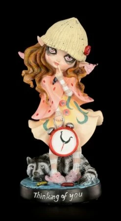 Elfen Figur Mit Waschbär - Thinking Of You