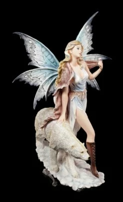 Elfen Figur - Milaileé Mit Eisbär -FIGUREN Verkäufe Elfe Eisbaer 2 1280x1280