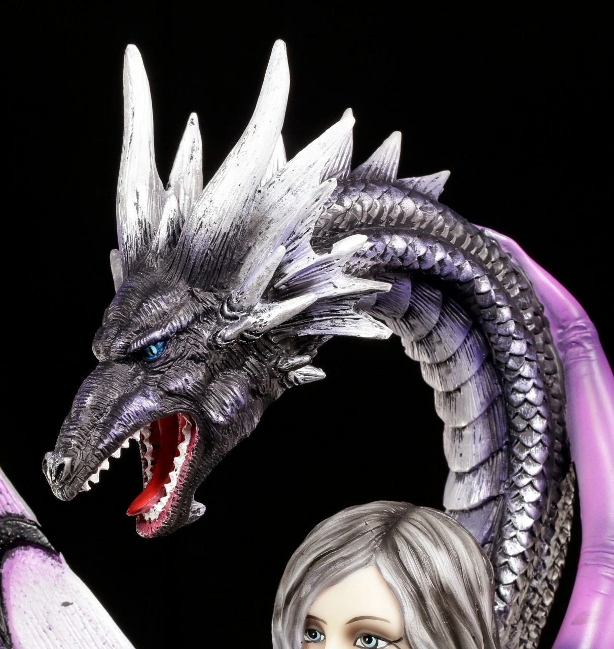 Elfen Figur Mit Seeschlange - Guardian's Embrace 9 Elfen Figur Mit Seeschlange - Guardian's Embrace – Bild 7