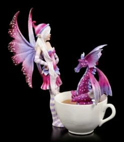 Elfen Figur Mit Tasse - Cup Fairy With Dragon -FIGUREN Verkäufe Elfe Tasse Drache 3 1280x1280