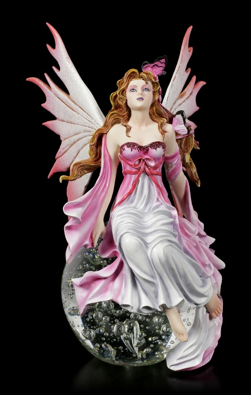 Elfen Figur Auf Glaskugel - Daybreak By Nene Thomas 5 Elfen Figur Auf Glaskugel - Daybreak By Nene Thomas – Bild 3