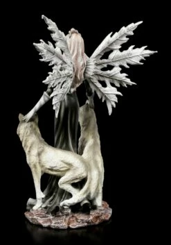 Elfen Figur - Dark Fairy Mit Wölfen -FIGUREN Verkäufe Elfen Figur Dark Fairy Mit Woelfen 2 1280x1280
