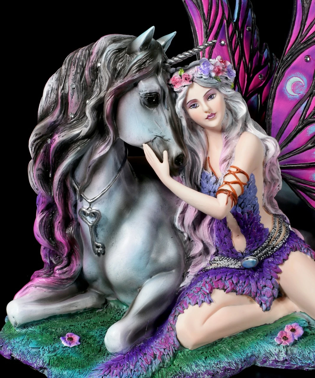 NEMESIS NOW Elfen Figur - Evania Mit Einhorn 8 NEMESIS NOW Elfen Figur - Evania Mit Einhorn – Bild 6