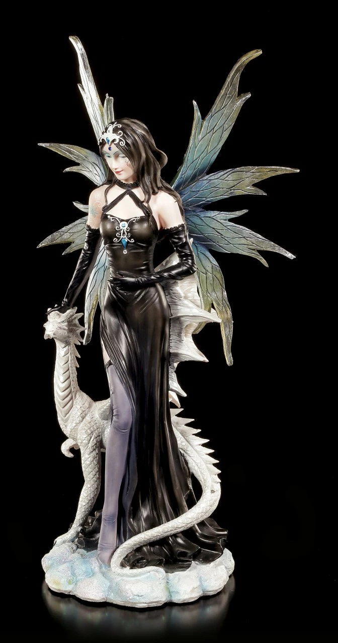 Elfen Figur - Isadra Mit Weißem Drachen 4 Elfen Figur - Isadra Mit Weißem Drachen – Bild 2
