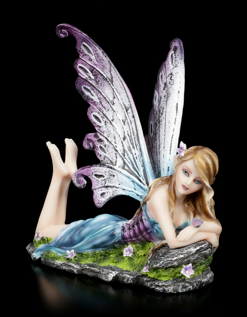 Elfen Figur - Kontania Liegt Auf Wiese 4 Elfen Figur - Kontania Liegt Auf Wiese – Bild 2