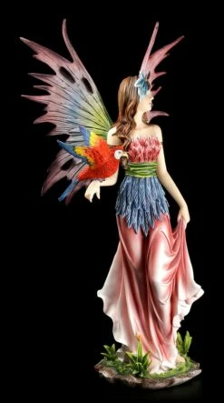 Dschungel Elfen Figur Mit Papagei -FIGUREN Verkäufe Elfen Figur Papagei 1 1280x1280